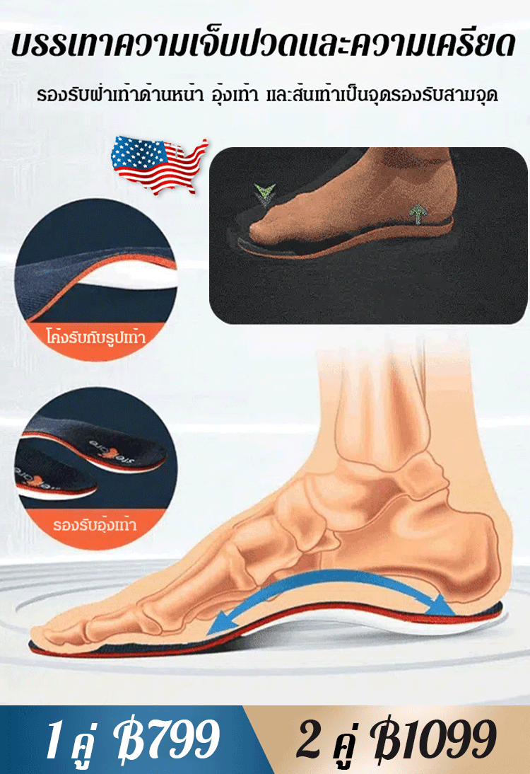 【ไม่ต้องใส่ถุงเท้า】รองเท้ากีฬาผ้าตาข่ายระบายอากาศ อ่อนนุ่มแมตช์ง่าย