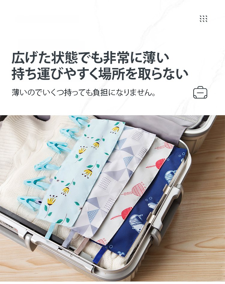 折りたたみ式で省スペース収納が可能なハンガー