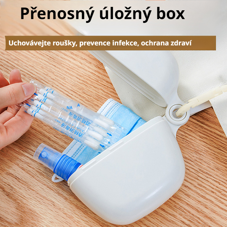 Přenosná kapesní úložná krabička