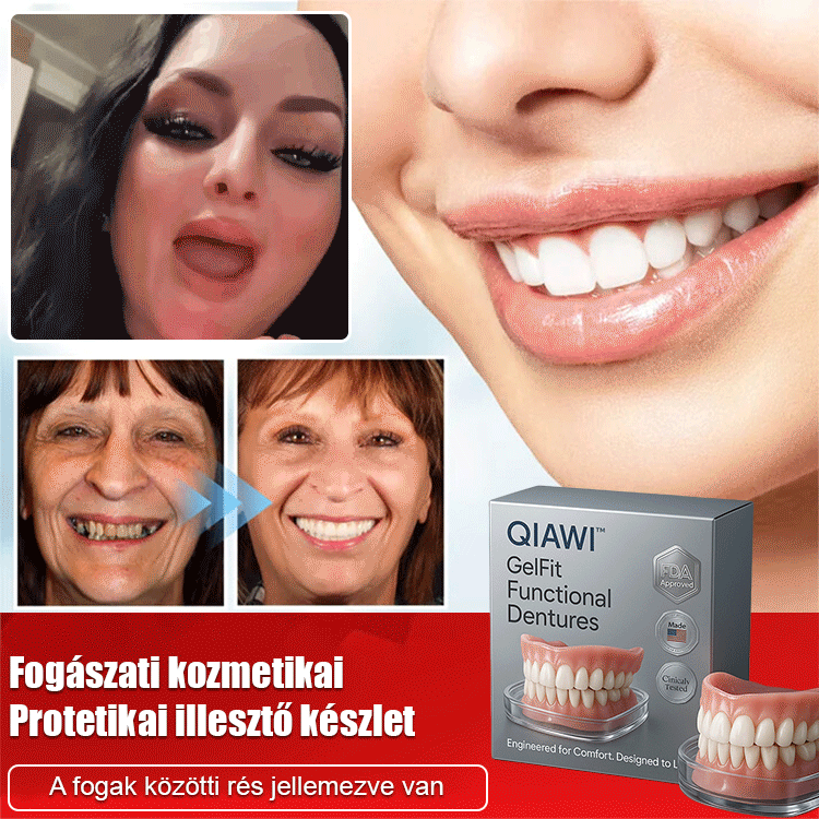 Fogászati kozmetikai műfog díszítő készlet