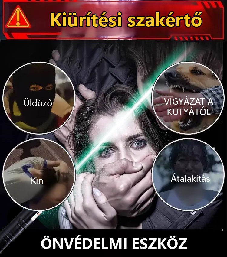 Egypontos piros és zöld lézerfény