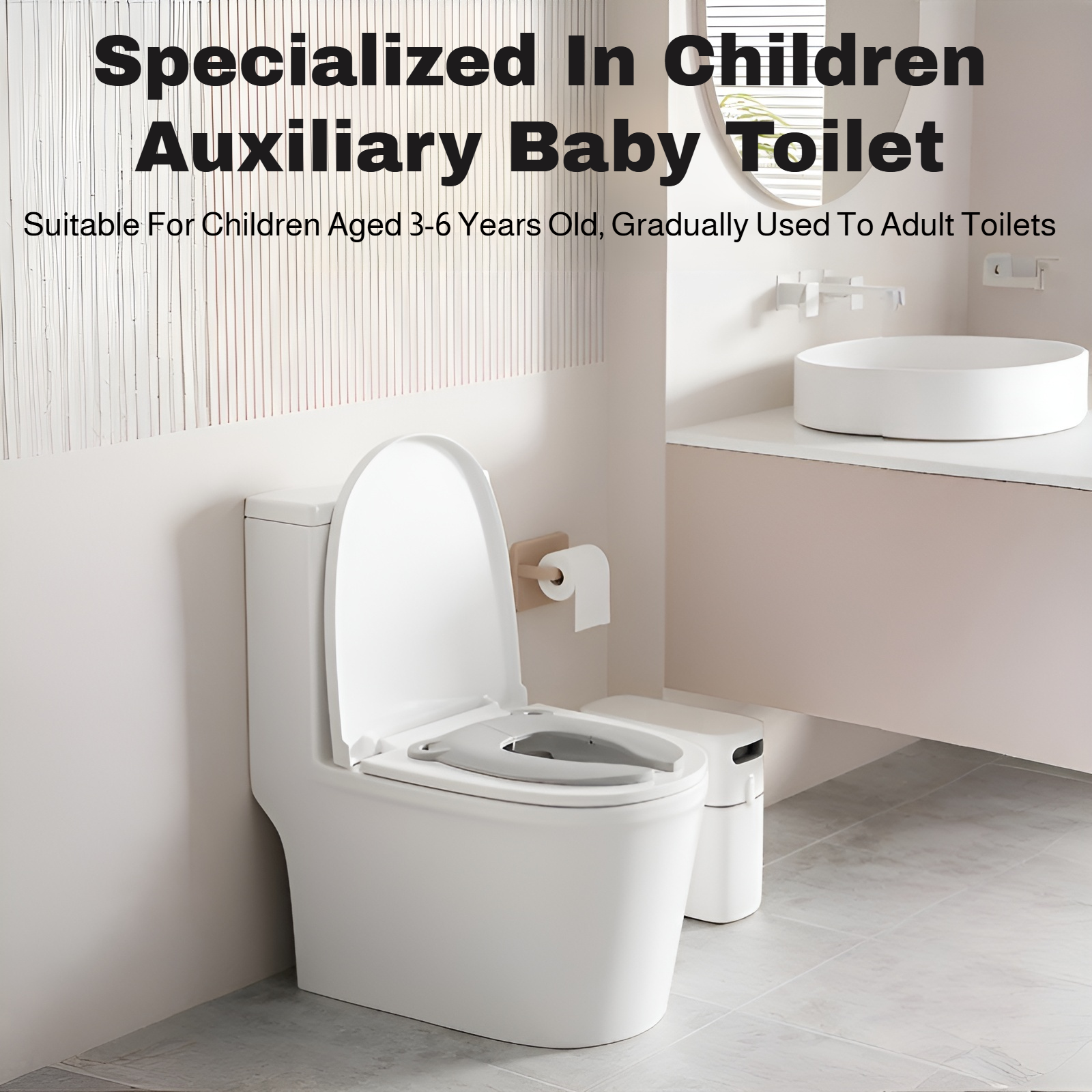 Children's toilet portable folding toilet seat outdoor hotel toilet seat baby toilet seat convenient