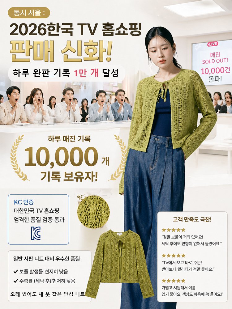 봄여름 경량 니트 가디건