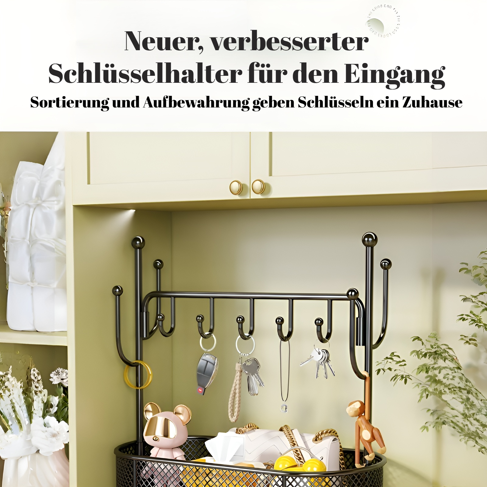 Schlüsselaufbewahrung Veranda Ornamente Eingang Schuhschrank dekorative Rack Home gute Dinge Zimmer 