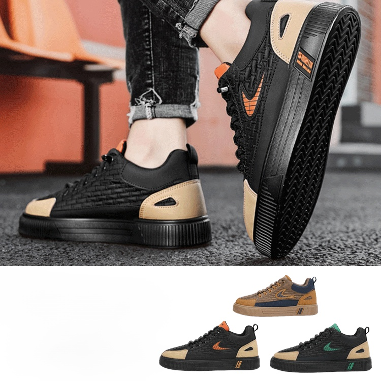 가을 신상 남성 두꺼운 밑창 경량 통기성 편안함 스니커즈