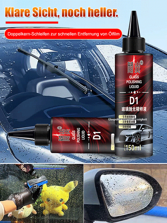 Autoglas-Poliermittel Essenz Ceroxid Entfetter Reinigungsmittel Beschichtungswasserflecken leichte K