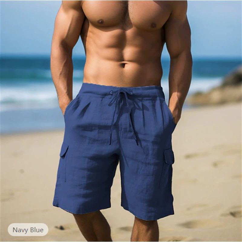 Wiele kieszeniowych szortów plażowych mężczyzn