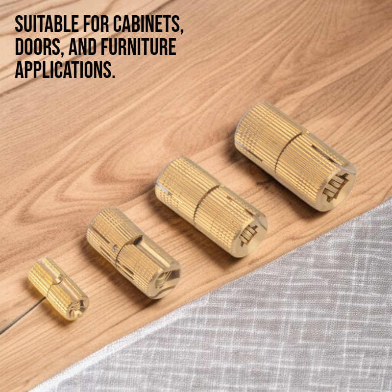 One character copper concealed hinge