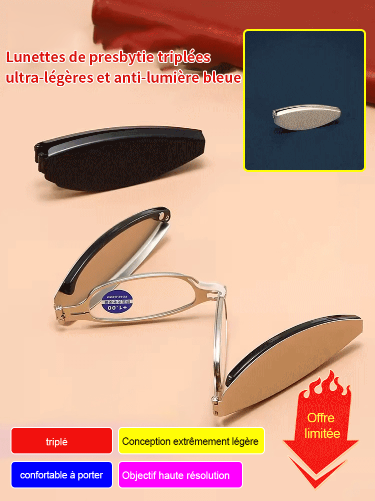 Trois segments pliant vieux miroir