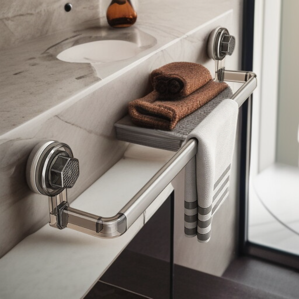 화장실 화장실 빨판 수건걸이