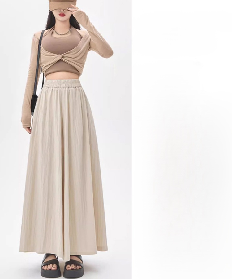 着瘦せ効果万能ワイドパンツ