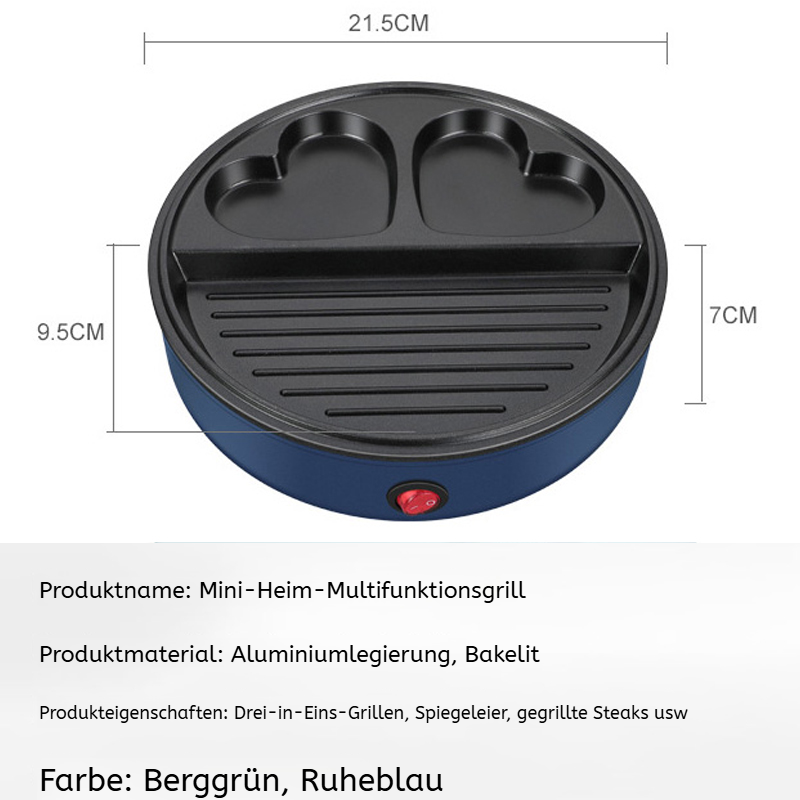 Mini tragbarer, multifunktionaler Grill für Zuhause
