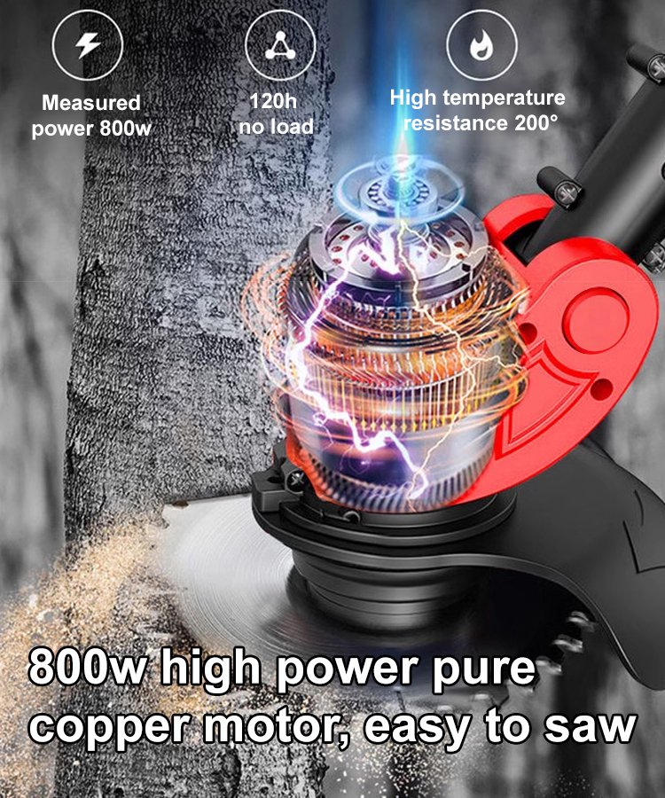 [One machine for multiple uses] Long-lasting and powerful lawn mower