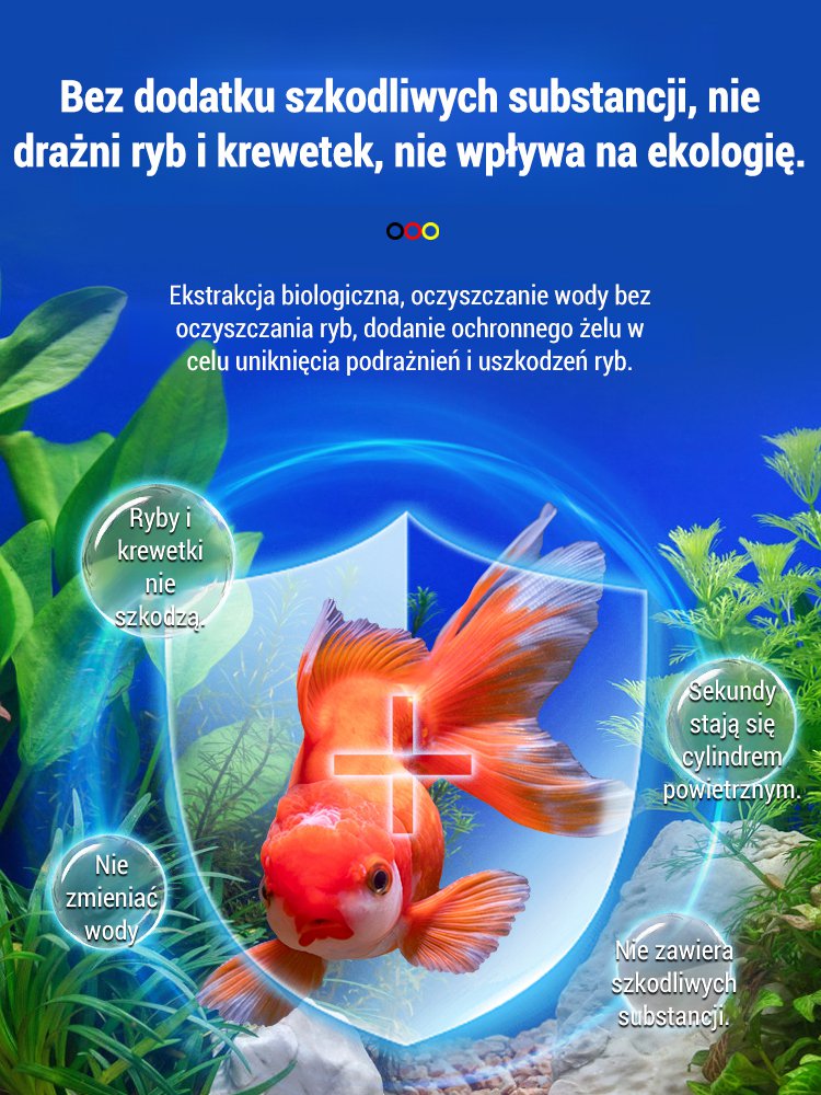 【Jednominutowe oczyszczanie wody】Skuteczne tabletki do oczyszczania wody w akwarium