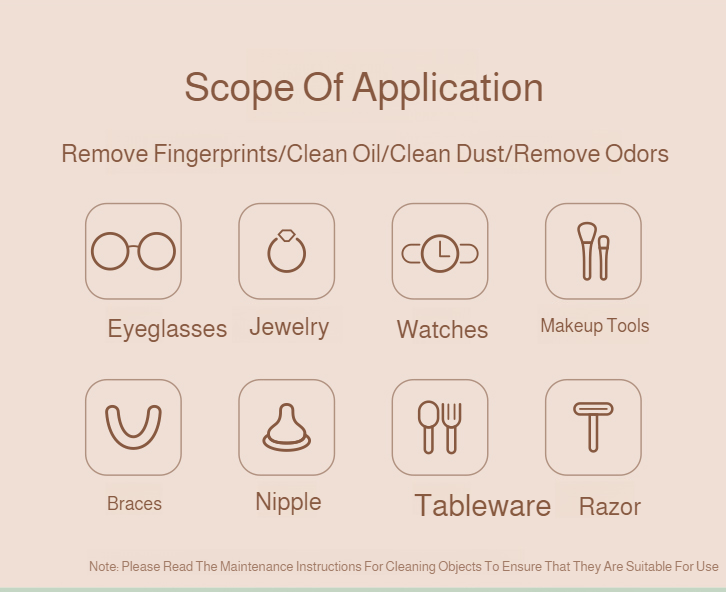 Compact watch cleaning device for daily care