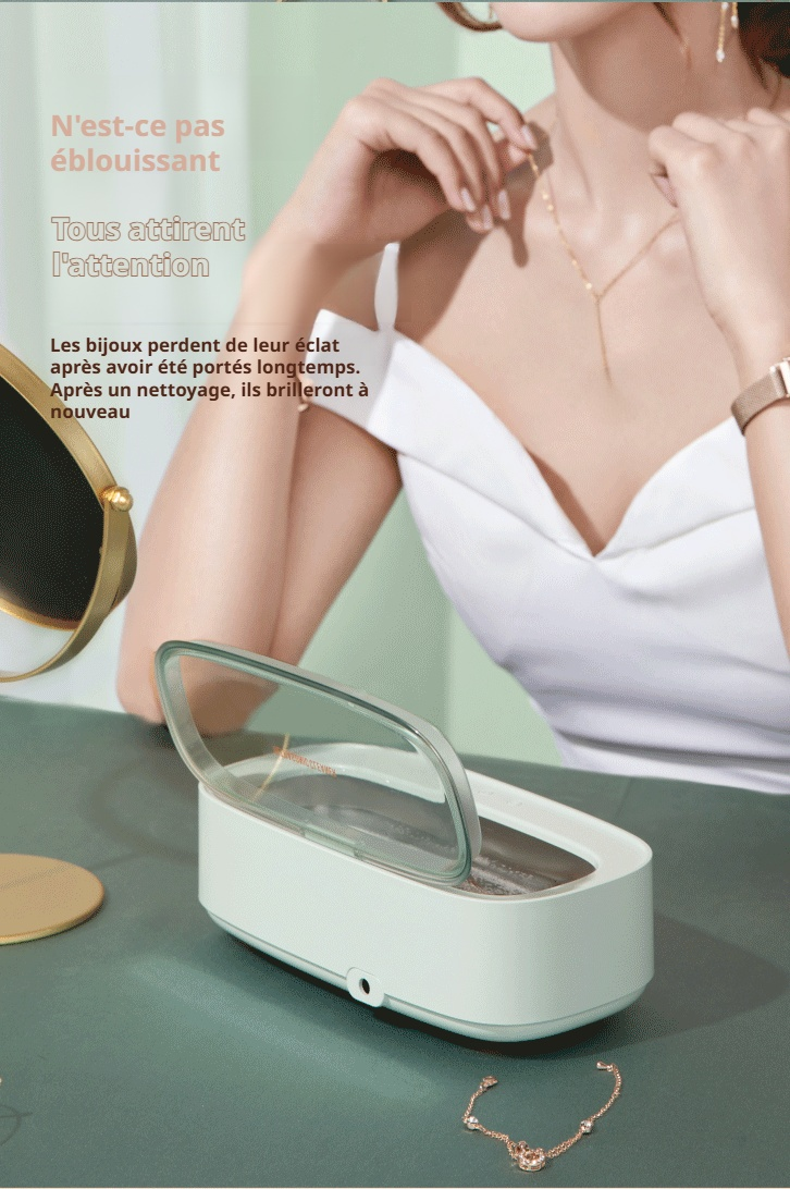 Résultat impeccable après nettoyage des lunettes