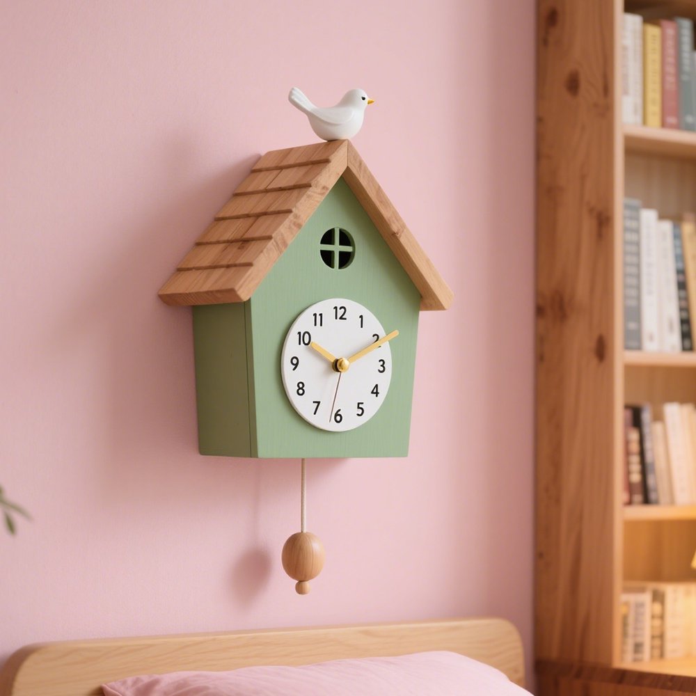 リビングルームのレトロな時間表示壁掛け時計