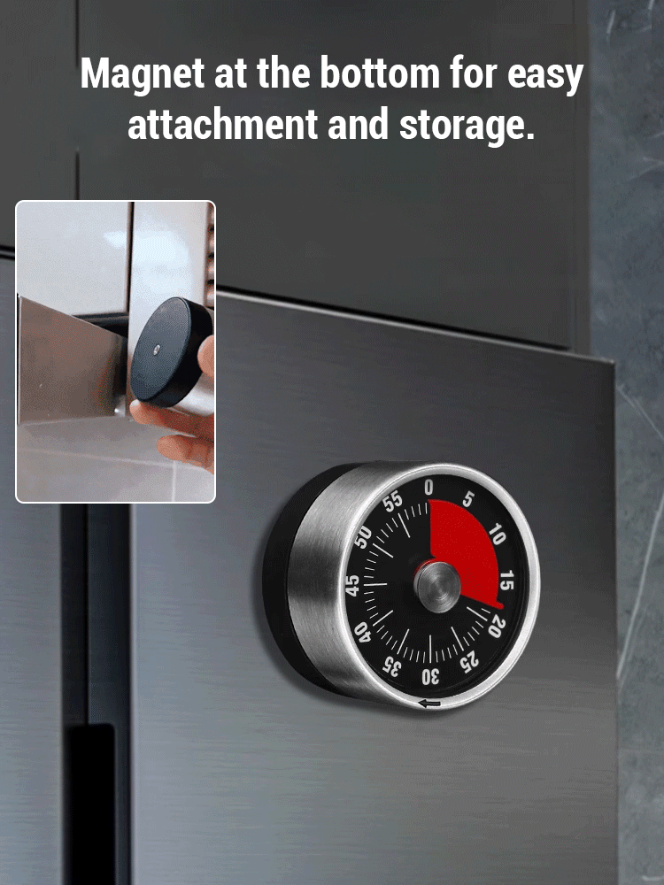 Multi-purpose stainless steel timer