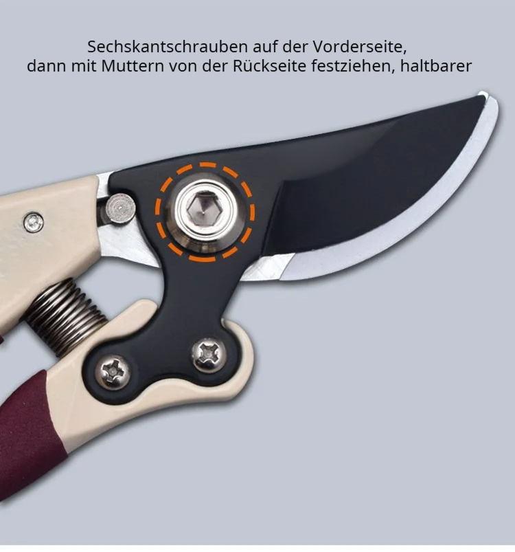 Astschere im Einsatz beim Baumschnitt