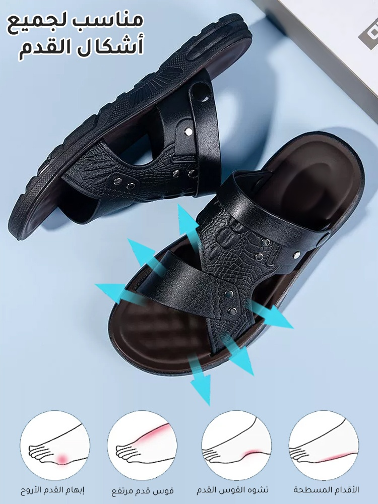 Noorstep    نعال جلدية مقاومة للانزلاق ومقاومة للتآكل