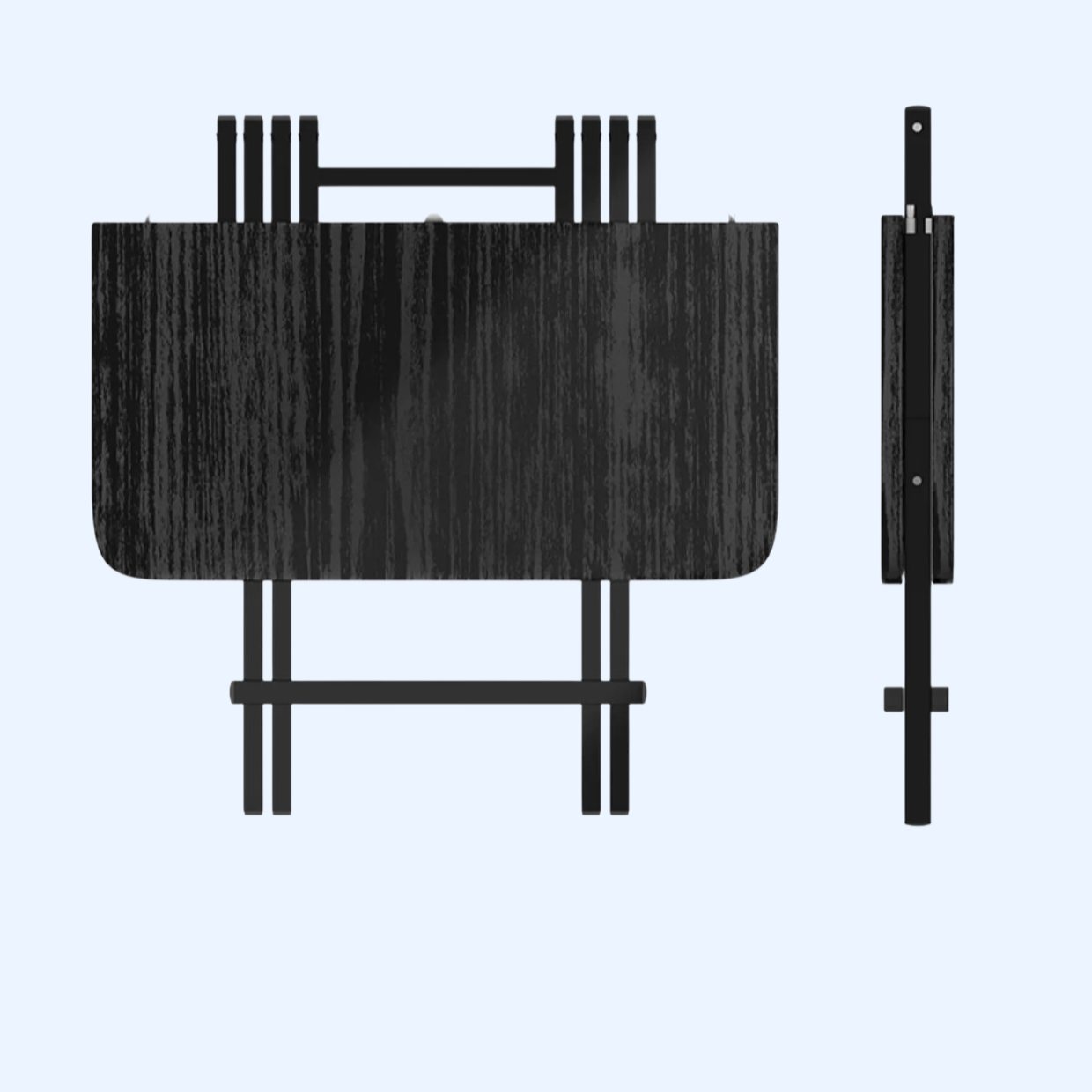 Household rectangular foldable dining table