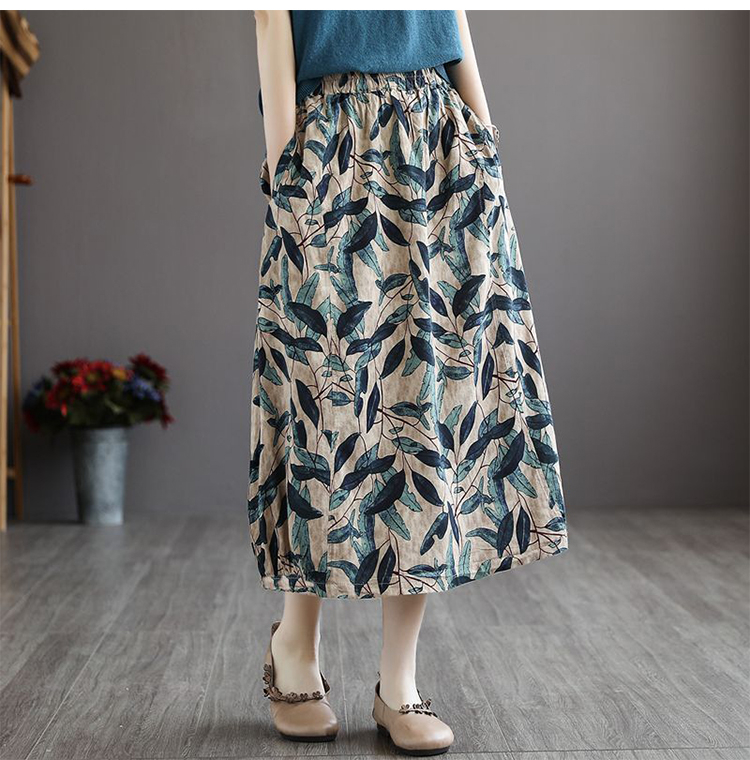 春夏におすすめのレディース綿麻スカンツ