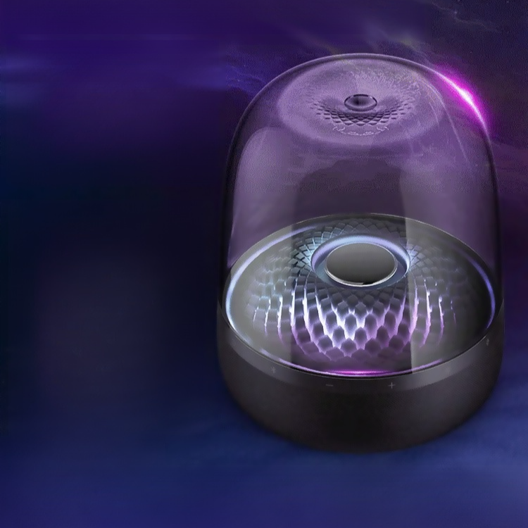 New Colored Glass Light Bluetooth Speaker