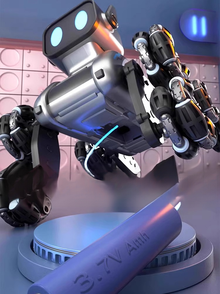 Eight-wheel stunt intelligent mechanical dog