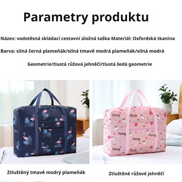 Vodotěsná skládací cestovní taška