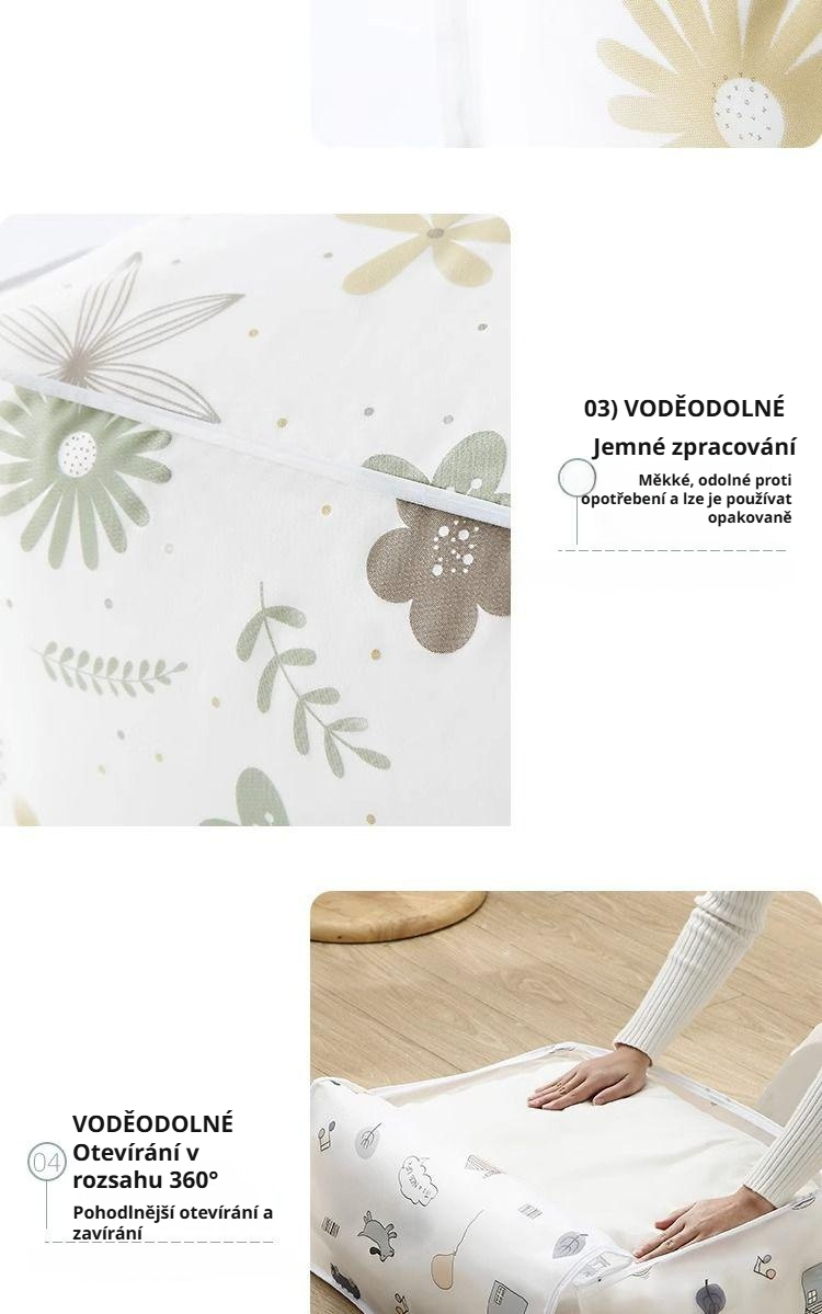 Velká úložná taška na stěhování do studentského bytu