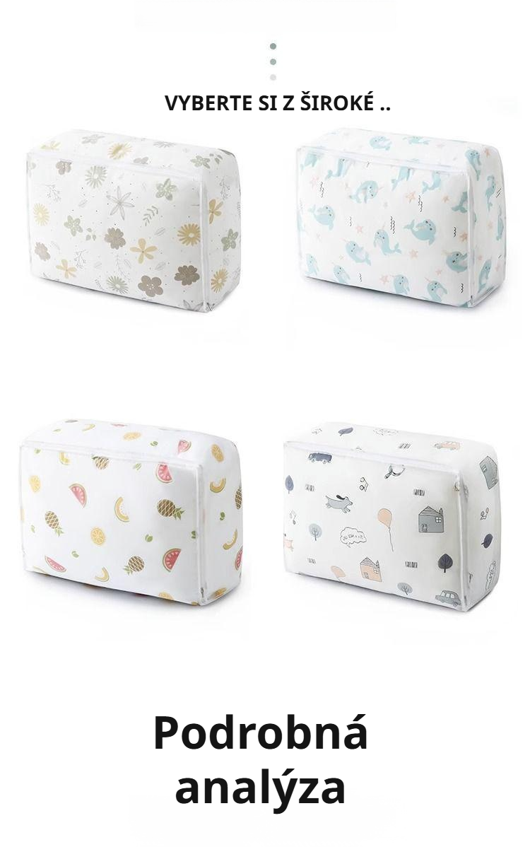 Kvalitní taška na ochranu oblečení před prachem