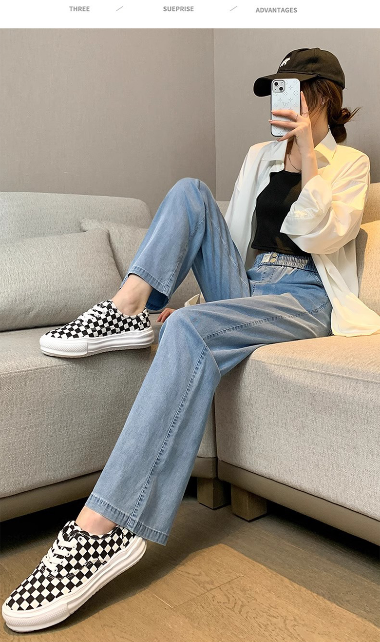 시원한 아이스 청바지 소재 설명