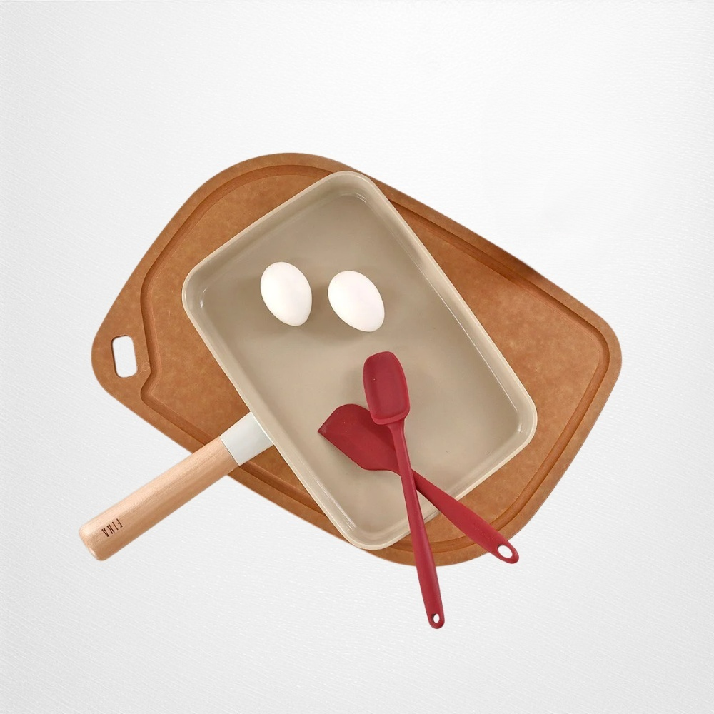 四角い焦げ付き防止卵焼き器