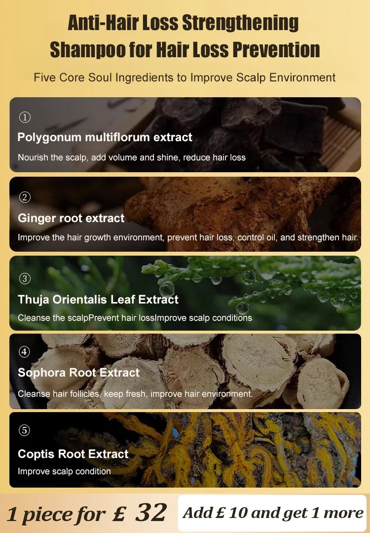 Explosive Ginger Anti-Hair Loss Shampoo