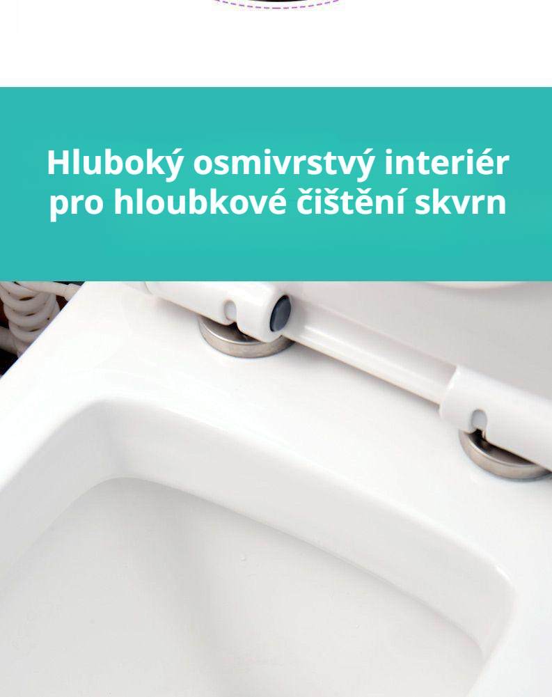 Moderní design WC kartáče na stěnu