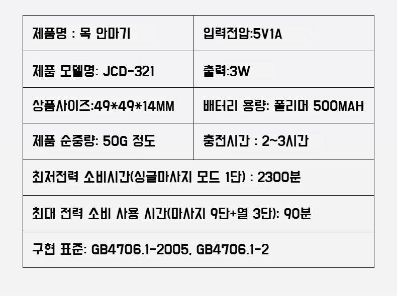 경추 건강을 위한 스마트 목 마사지기