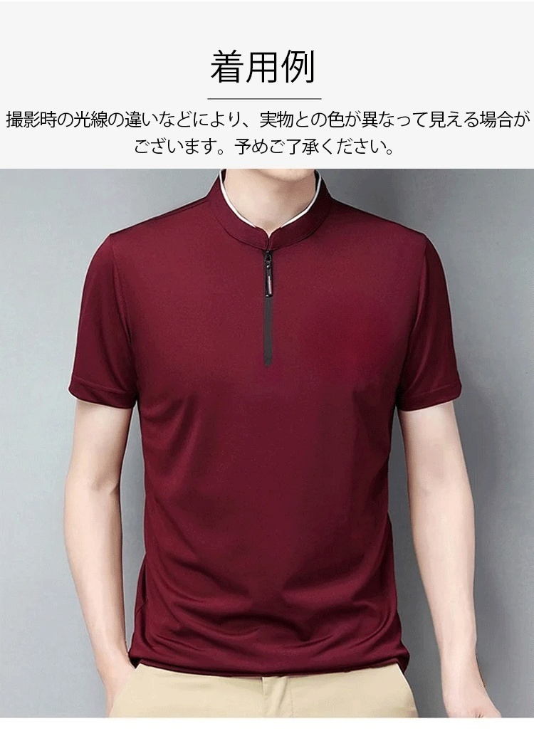 男性モデル着用クラシックポロシャツ