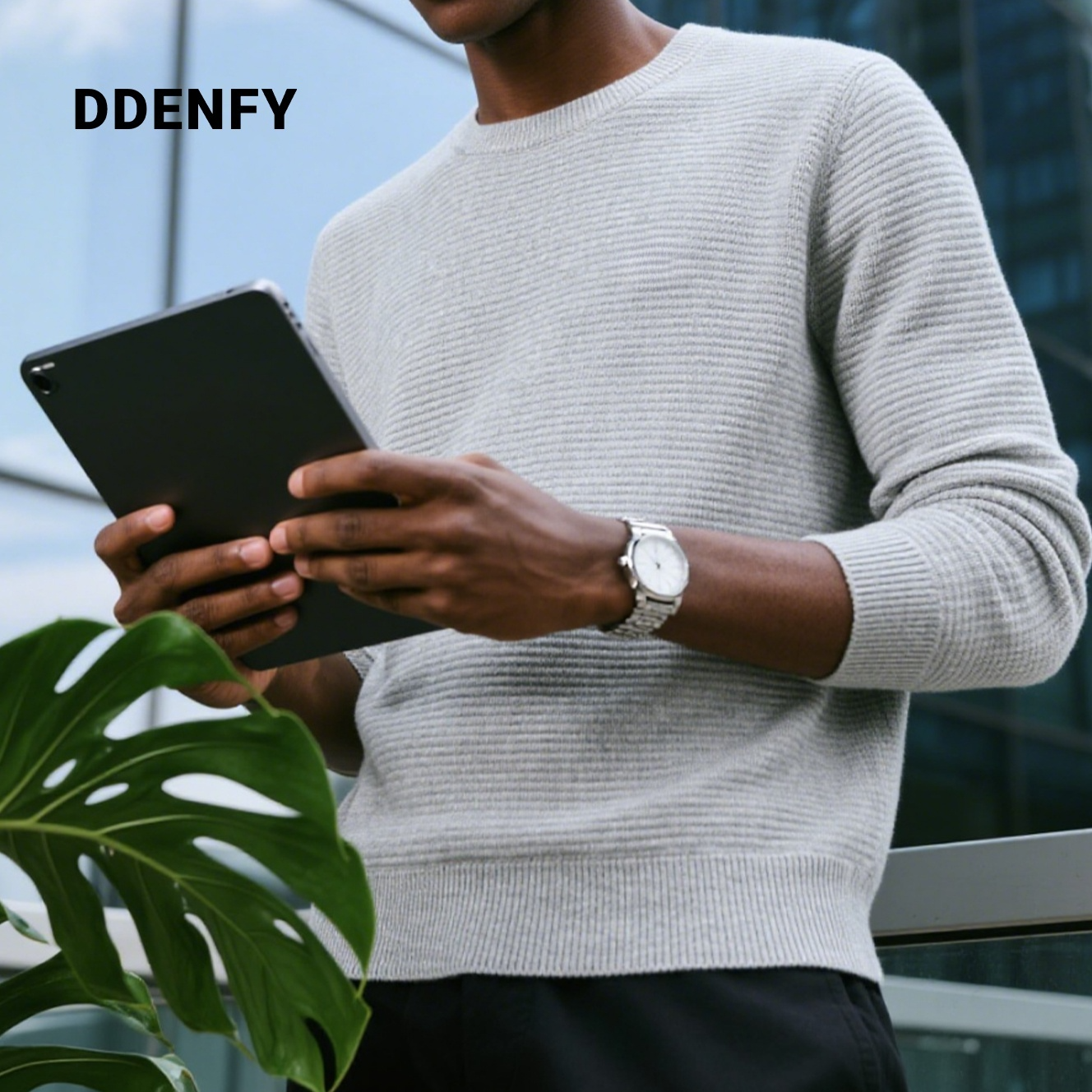 グレーのジャンパー