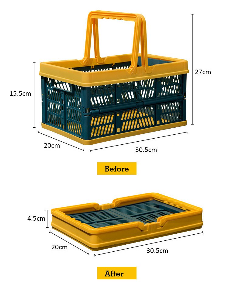 Foldable Shopping Multifunctional Storage Basket