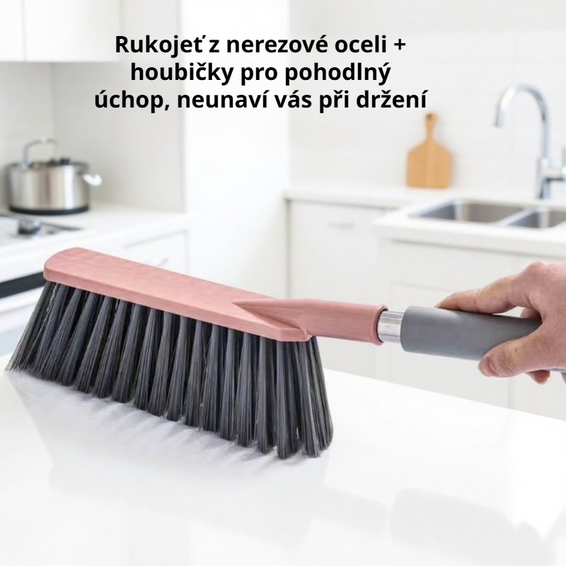  Smeták na čištění postele s dlouhou rukojetí