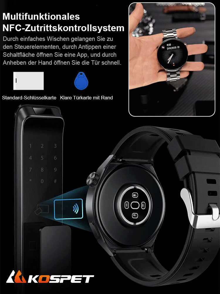 T3 Multifunktions-Sauerstoff-Herzfrequenz-Smart-Sportuhr