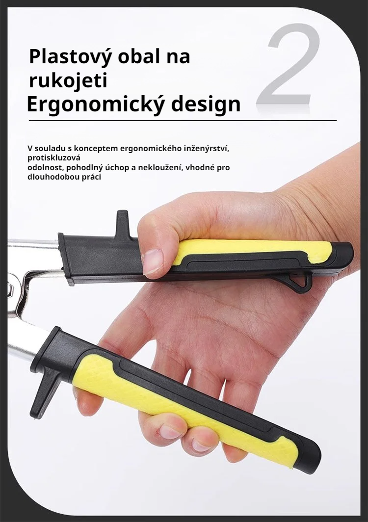 Detail rukojeti ocelových kleští GK-Light