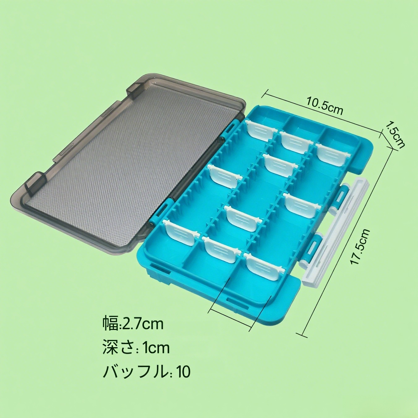 多機能フィッシングアクセサリーボックス ルアーケース ツール収納ボックス