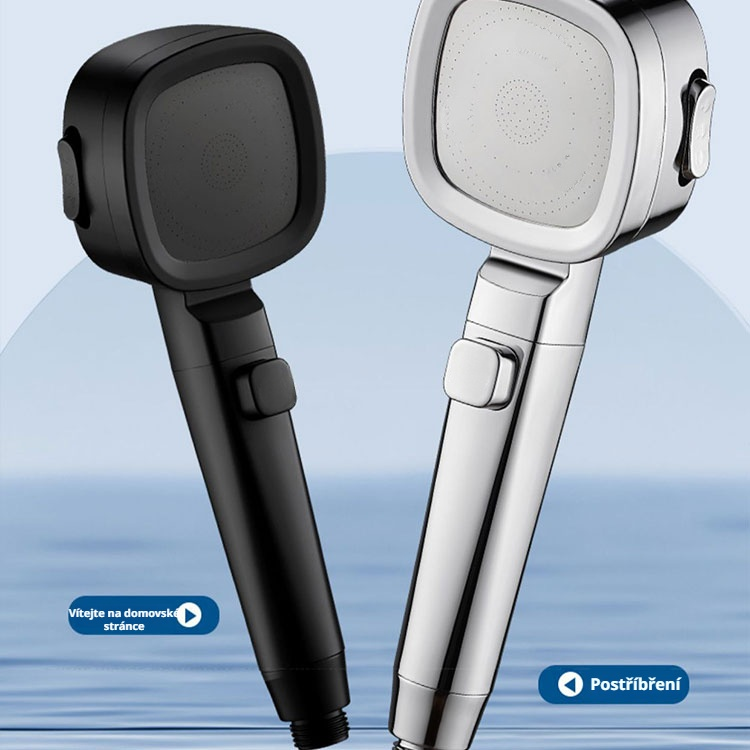 Čtvercová tlaková sprchová hlavice