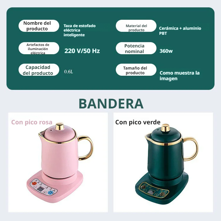 Taza de guiso eléctrica multifuncional