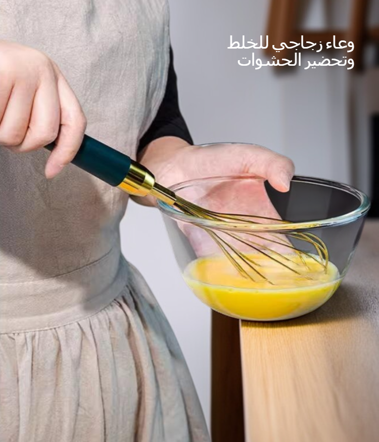 تصميم أنيق لوعاء زجاجي شفاف عالي الارتفاع