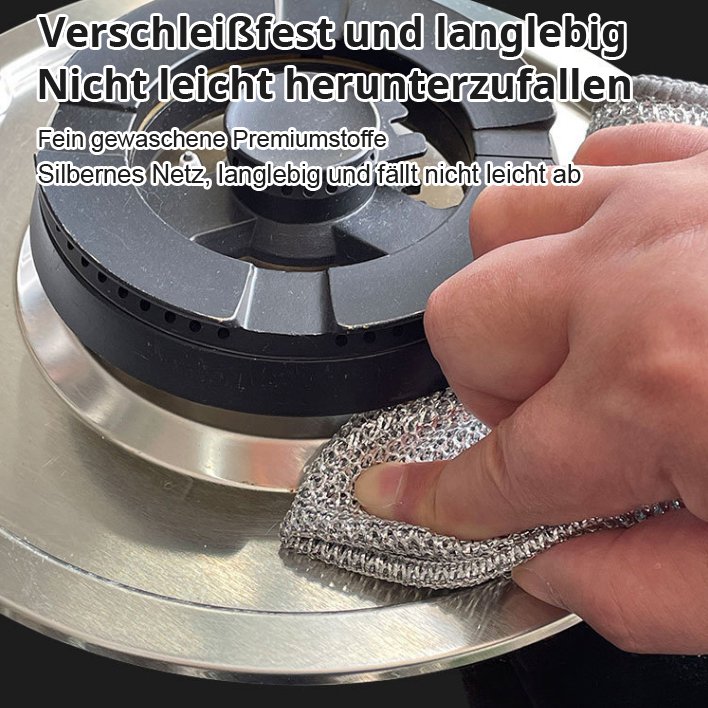 Kraftvolles, doppelseitiges Stahldrahtgewebe zur Fleckentfernung