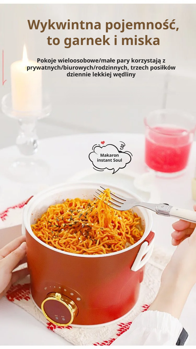 Przygotowywanie posiłku w mini szybkowarze