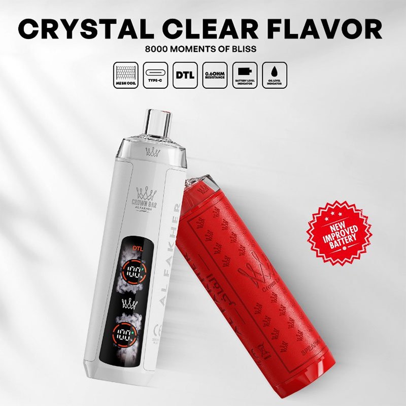 Al Fakher 8K CRYSTAL DUAL Trauben Minze