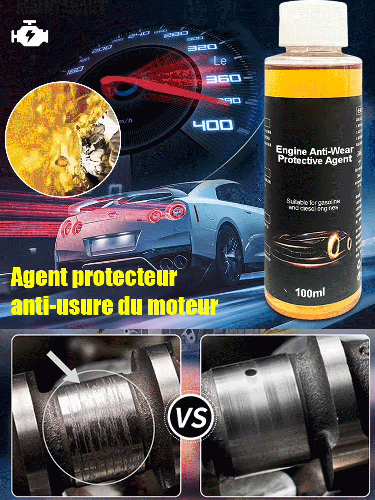 Protecteur anti-usure pour moteur haute performance amélioré